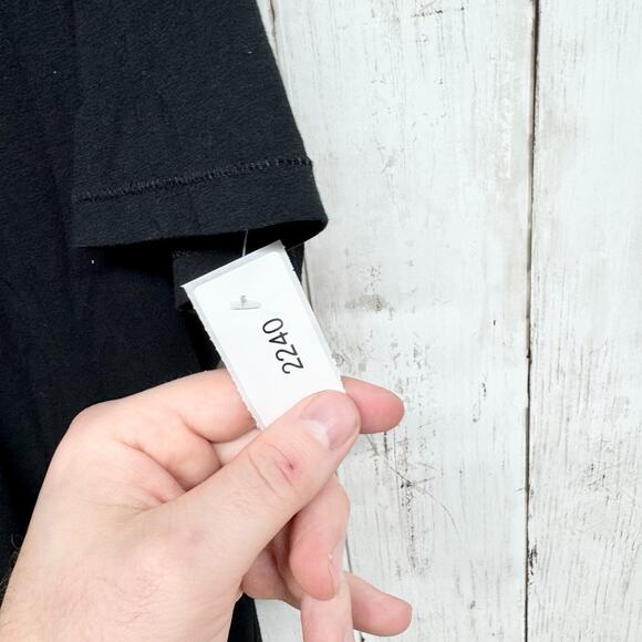 Cheap Monday Top Women Size Small Black Runner Top Short Sleeve Tee Shirt - Picture 2 of 6